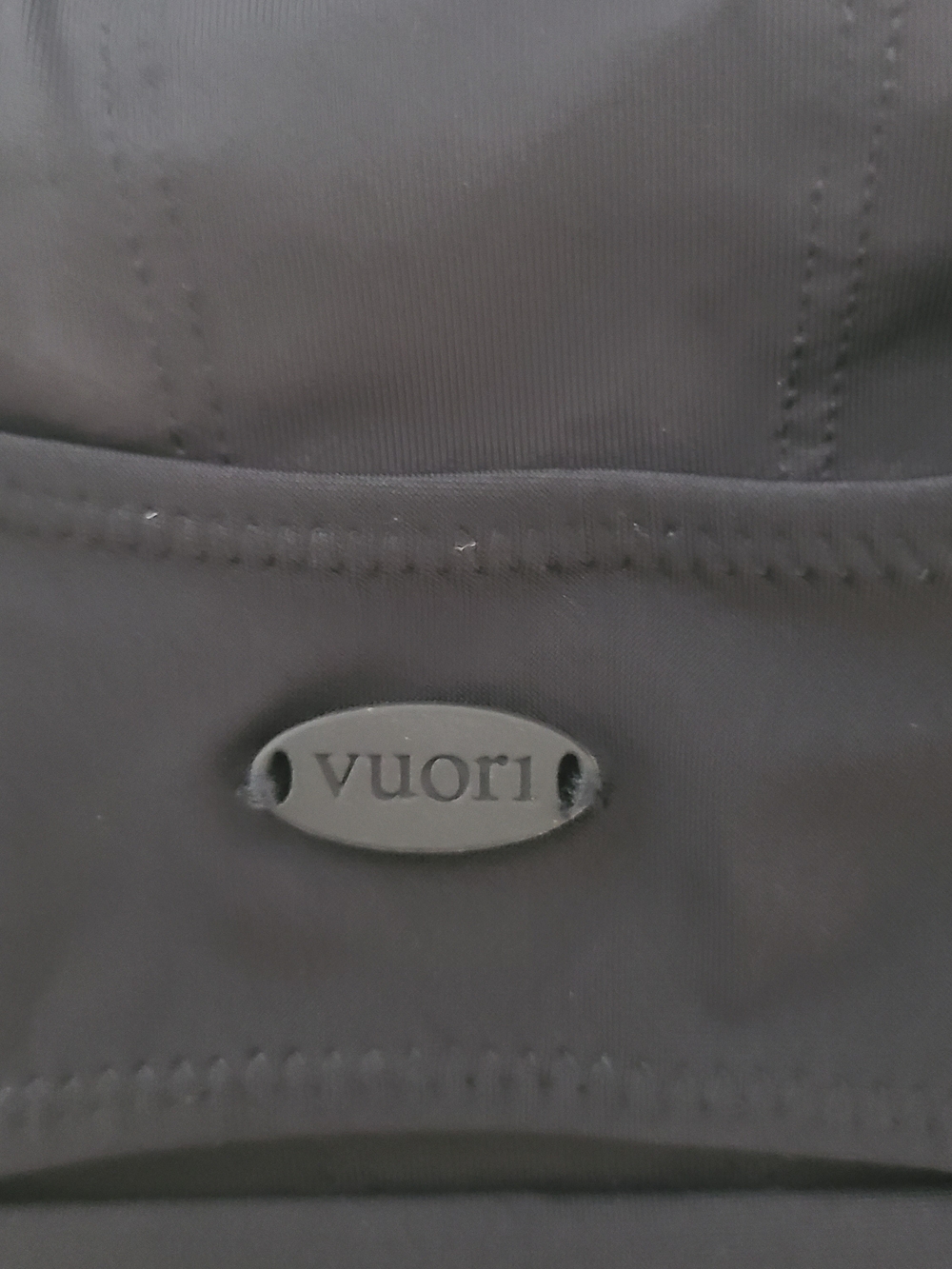 Vuori Sz XS-S Black Encinitas U-Shape Neckline Fixed Strap Swimsuit Tank Top - Picture 2 of 3